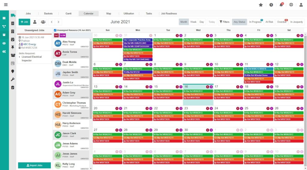 Workforce Management Calendar Software
