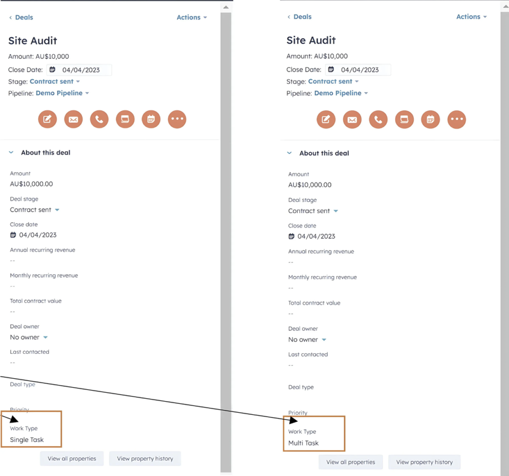 Work Types in HubSpot