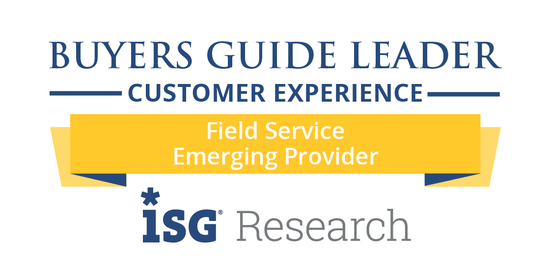 ISG Buyers Guide Leader, Customer Experience, Field Service Emerging Provider, 2026