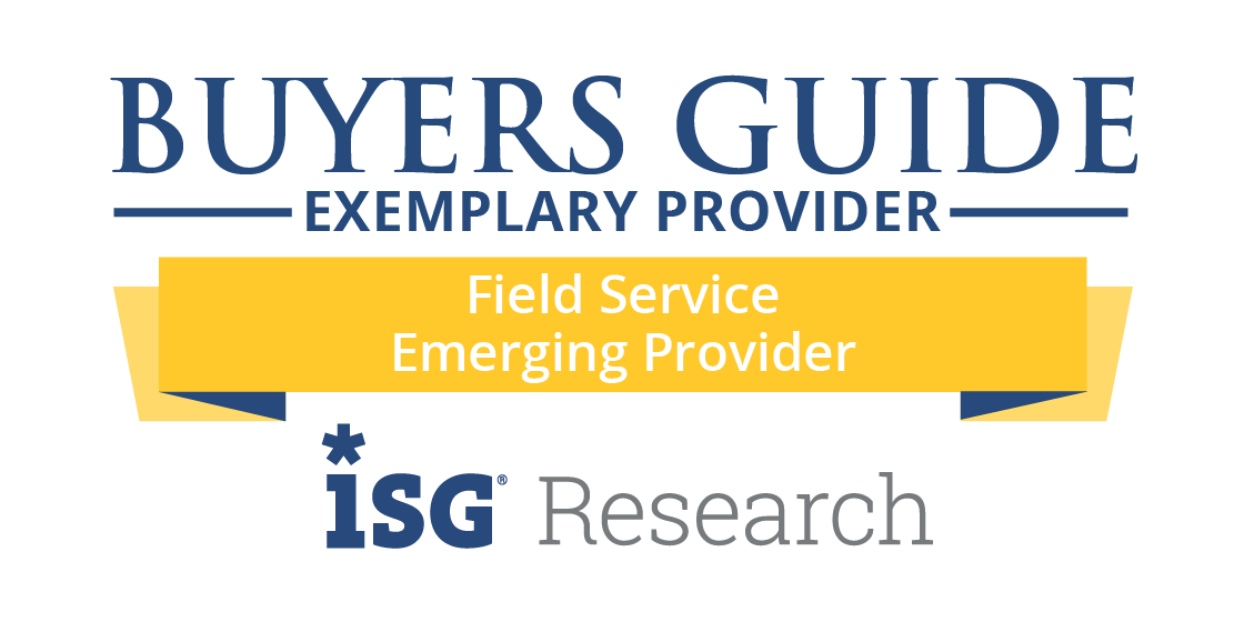 ISG Buyers Guide 2026 Exemplary Provider, Field Service Emerging Provider