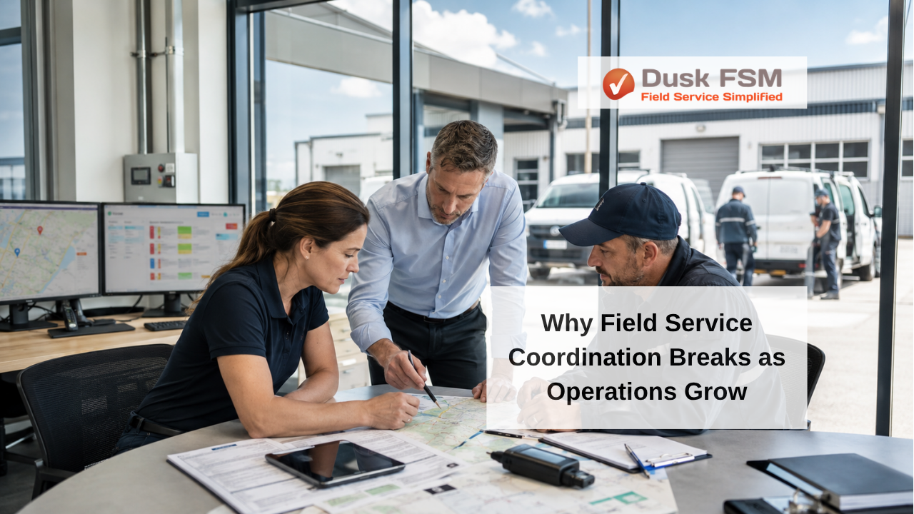Why Field Service Coordination Breaks as Operations Grow